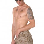 Military male stripper naked soldiers