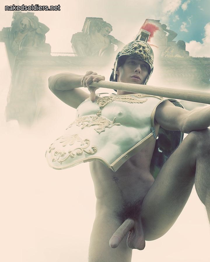 Stunning gladiator naked